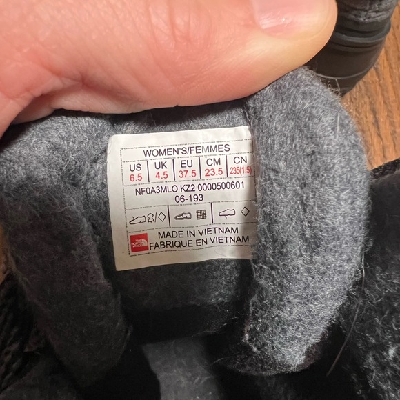 THE NORTH FACE SHELLISTA III SHORTY WINTER BOOTS WOMEN'S, 6.5 - Picture 2 of 6